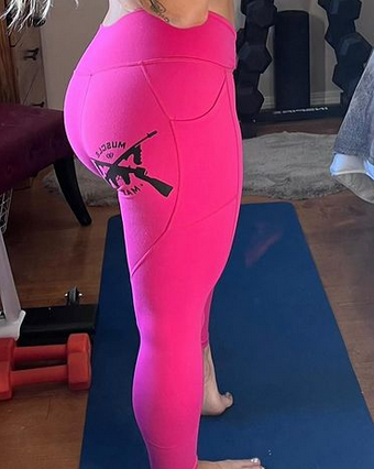 Ladies Solid Colour Leggings with Pockets