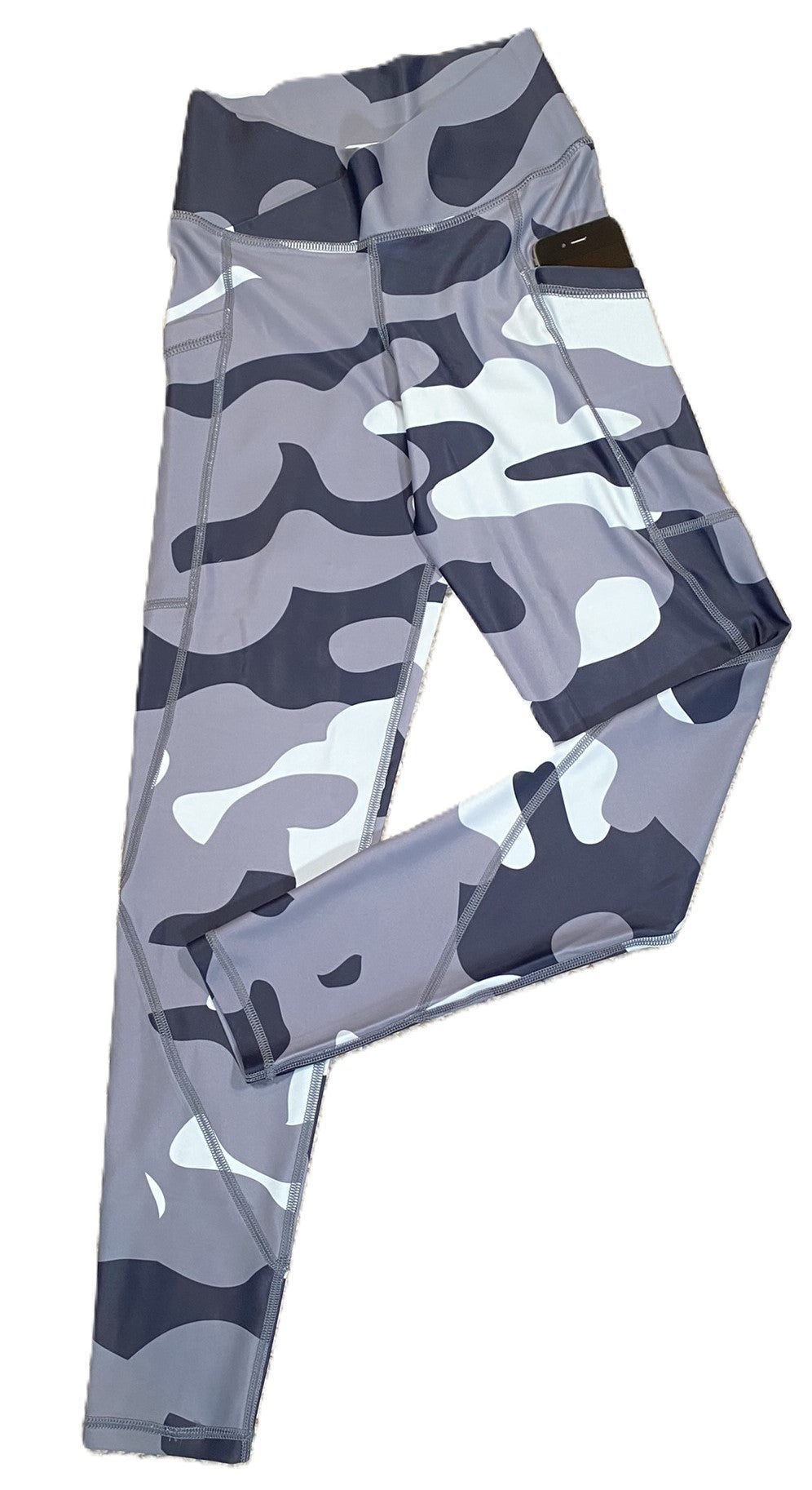 Ladies Camo Leggings w/ Pockets image 2